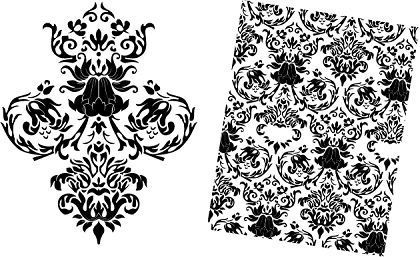 free vector Free Baroque Floral Vector Pattern